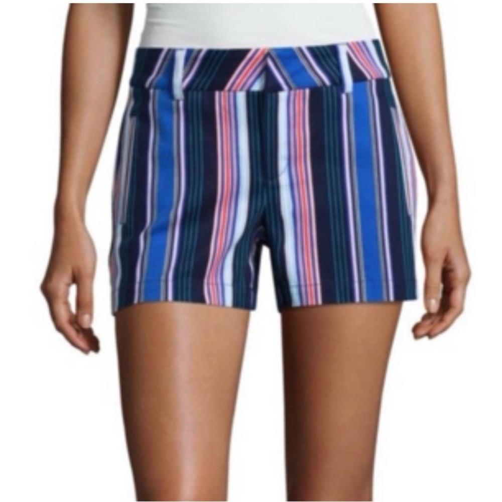 ANA, A New Approach Striped Twill Shorts, Size 12, new without the tags